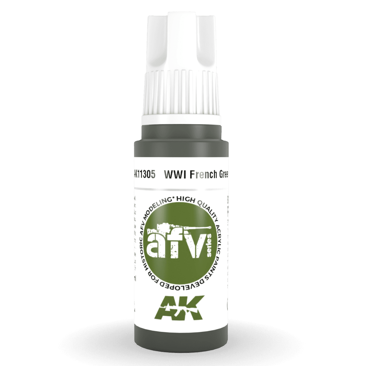 AK Interactive 3rd Gen Acrylic - WWI French Green 1 17ml (AK11305)