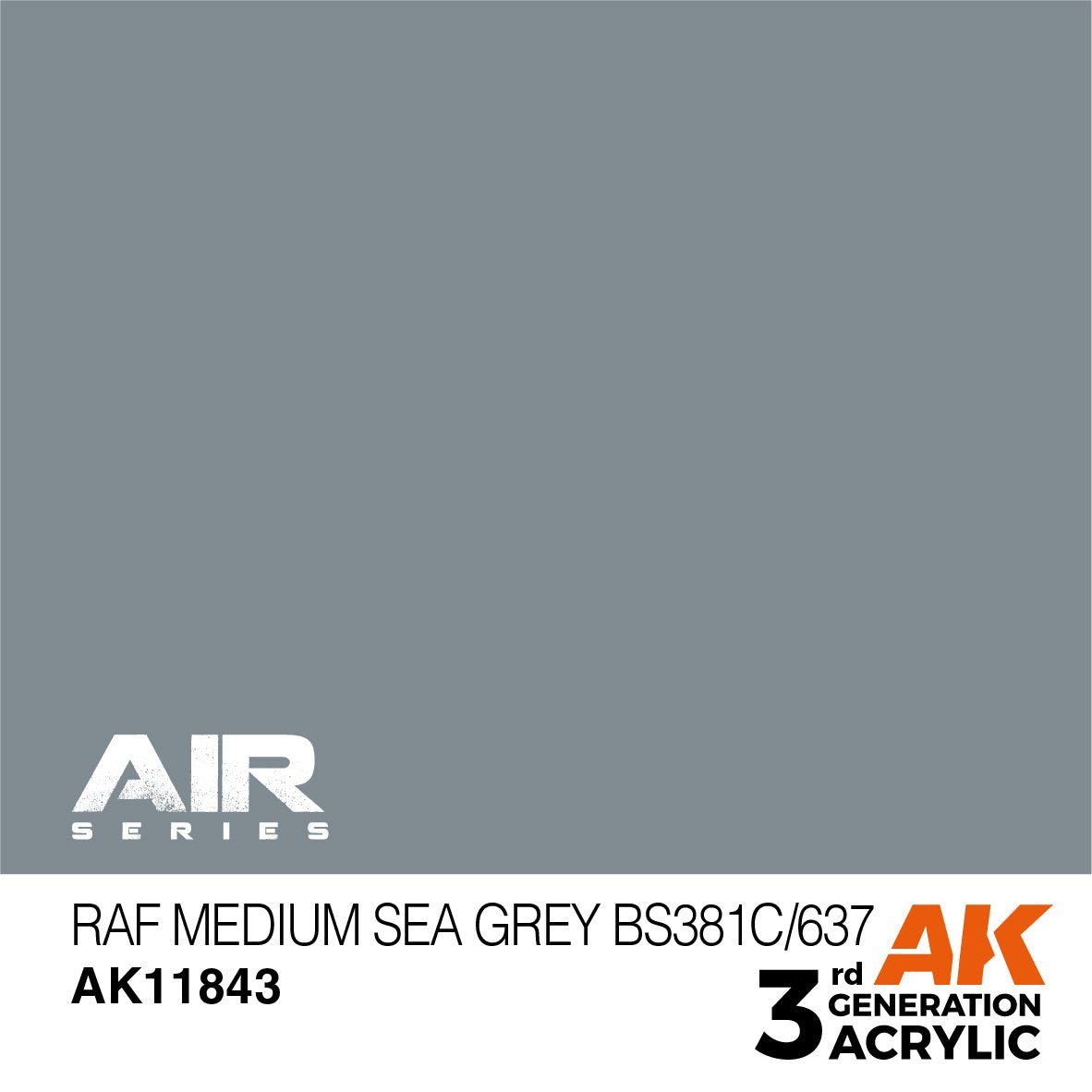 AK Interactive 3rd Gen RAF Medium Sea Grey BS381C/637 (AK11843)
