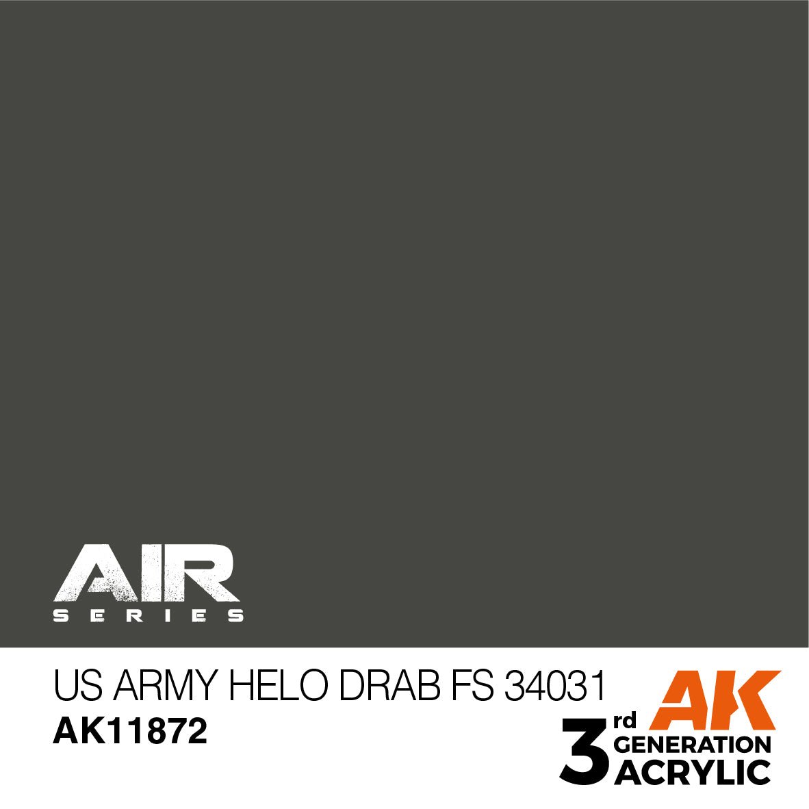 AK Interactive 3rd Gen US Army Helo Drab FS 34031 (AK11872)