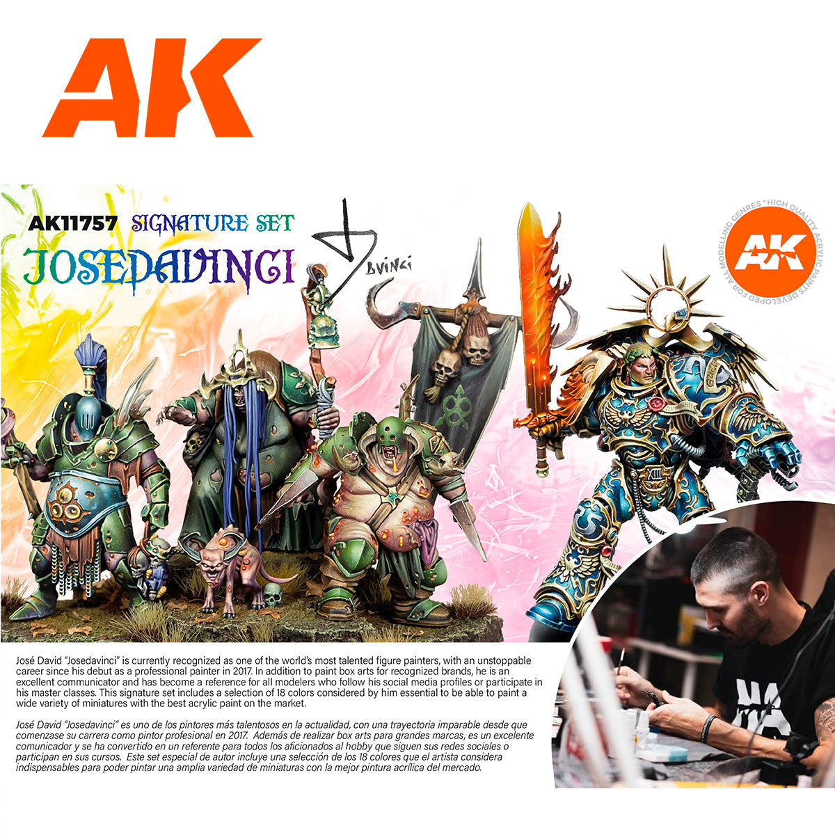 AK Interactive Acrylic Paint Signature Set - Josedavinci (AK11757)