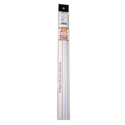 AK Interactive - Angle 2.5mm X 2.5mm X 350mm - Styrene Strip (AK6561)