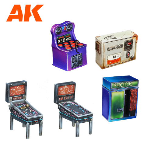 AK Interactive Arcade Wargame Set (Resin 30-35mm) (AK1352)
