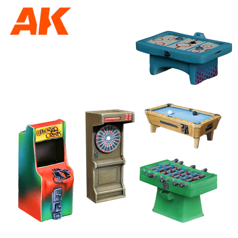 AK Interactive Arcade Wargame Set (Resin 30-35mm) (AK1352)