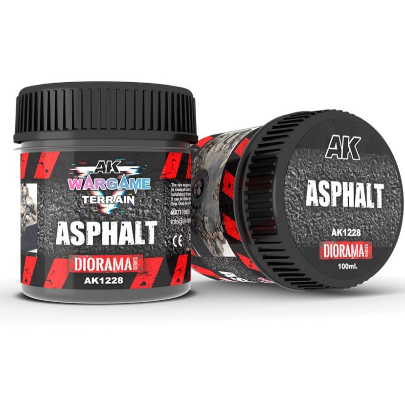 AK Interactive Asphalt - Wargame Terrains - 100ml (AK1228)