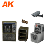 AK Interactive Bank Wargame Set (Resin 30-35mm) (AK1353)