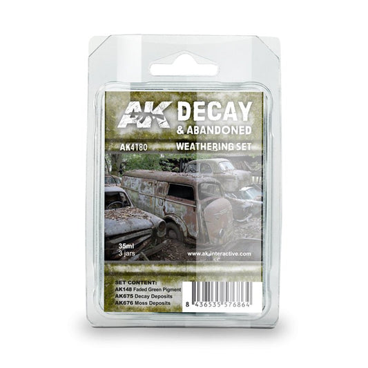 AK Interactive - Decay & Abandoned Weathering Set (AK4180)