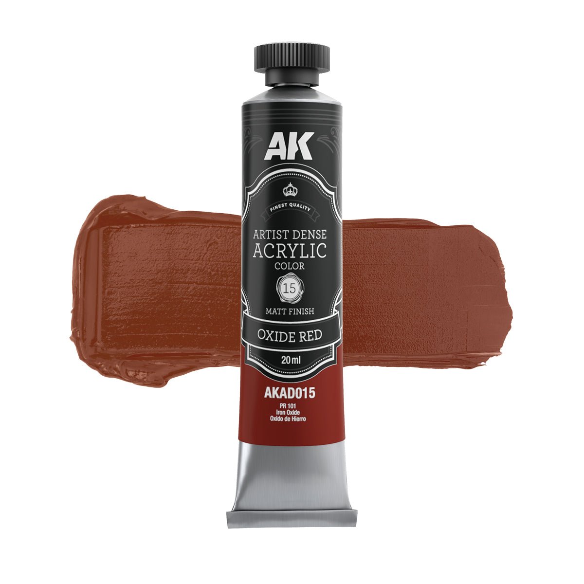 AK Interactive Dense Acrylic Oxide Red (AKAD015)