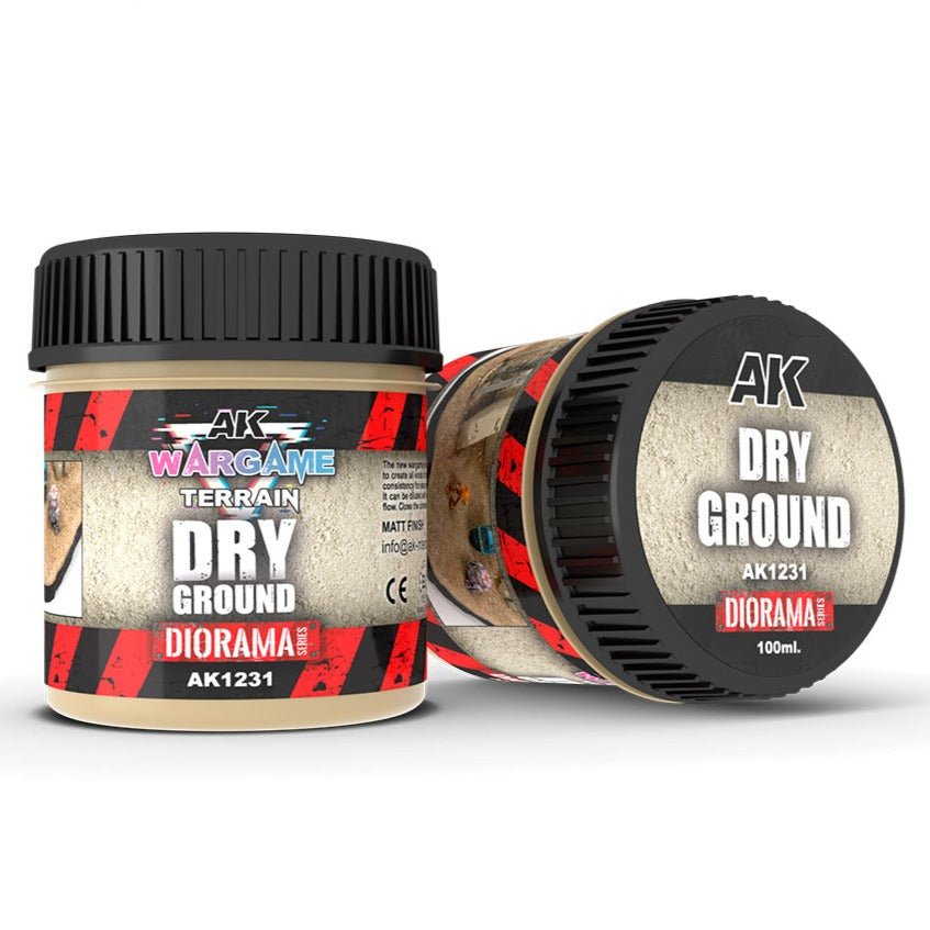AK Interactive Dry Ground - Wargame Terrains - 100ml (AK1231)