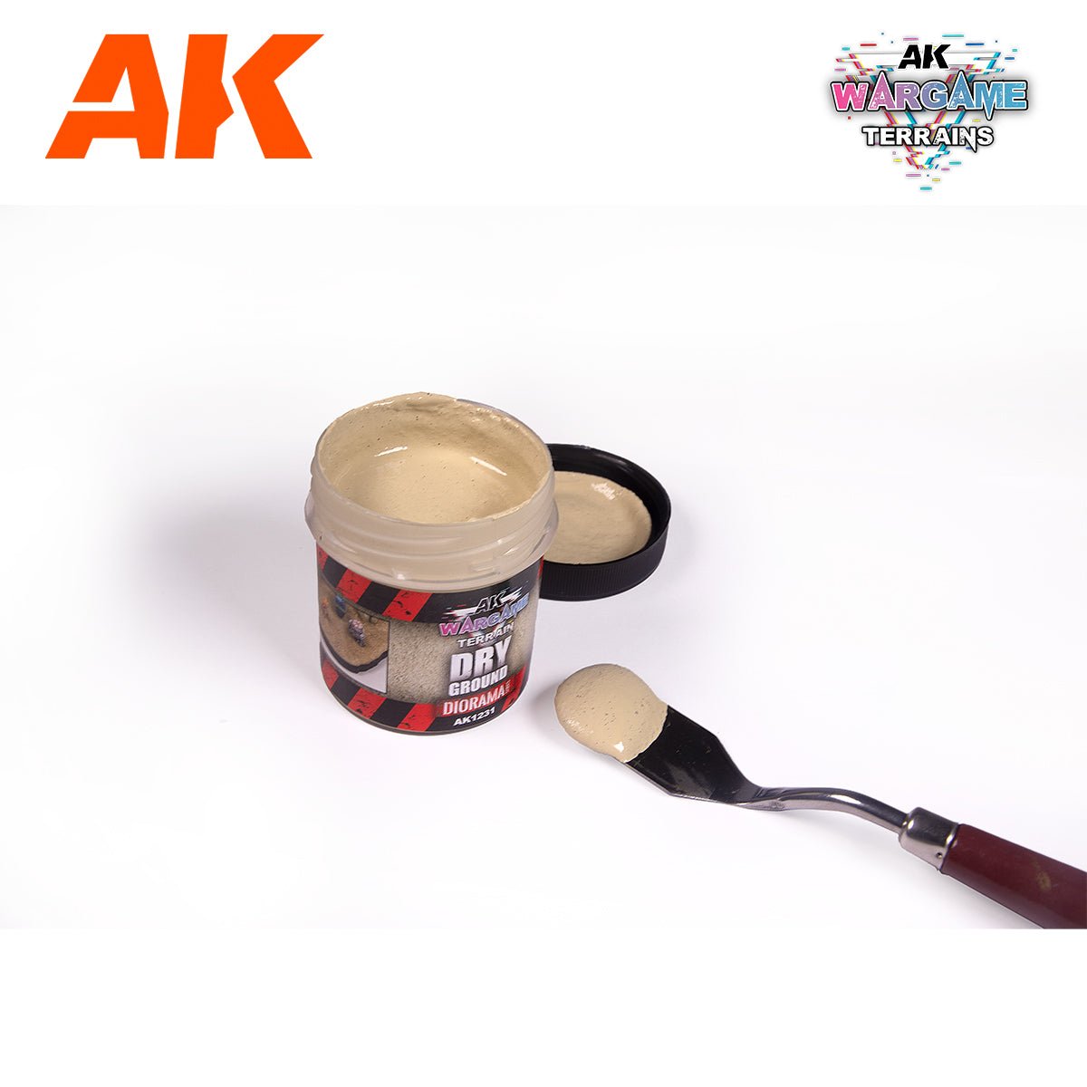 AK Interactive Dry Ground - Wargame Terrains - 100ml (AK1231)
