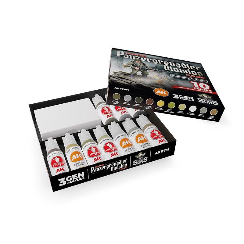 AK Interactive German Panzergrenadier Paint Set (AK11781)