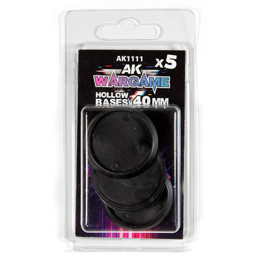 AK Interactive - Hollow Round Bases 40mm X 5 (AK1111)