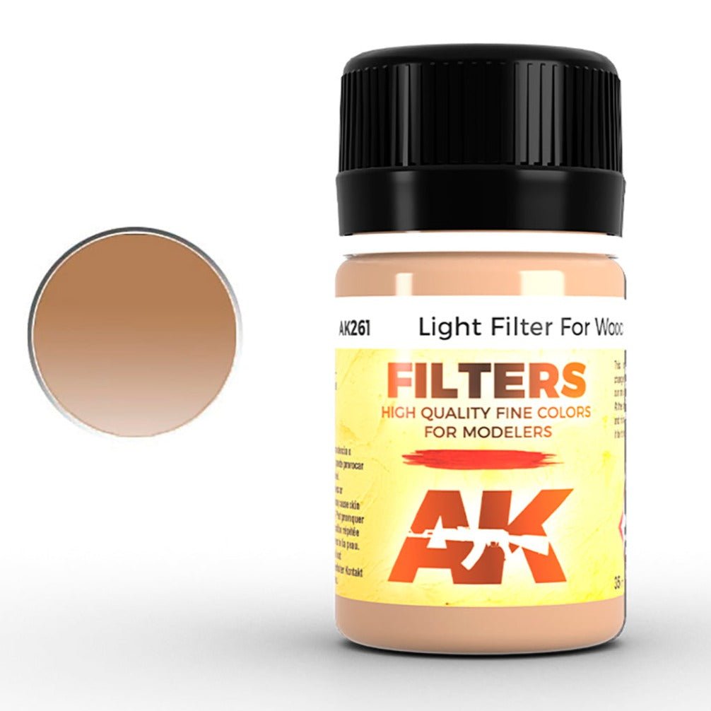 AK Interactive Light Filter for Wood / Ocher for Sand 35ml (AK261)