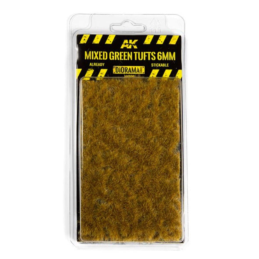 AK Interactive Mixed Green Tufts 6mm (AK8119)