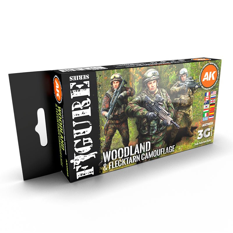 AK Interactive - Modern Woodland and Flecktarn Camouflages 3G (AK11632)