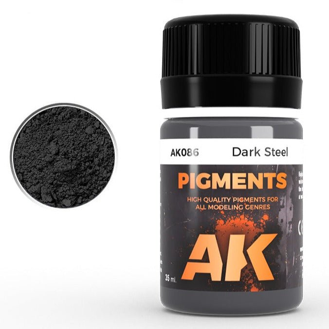 AK Interactive Pigment - Dark Steel (AK086)