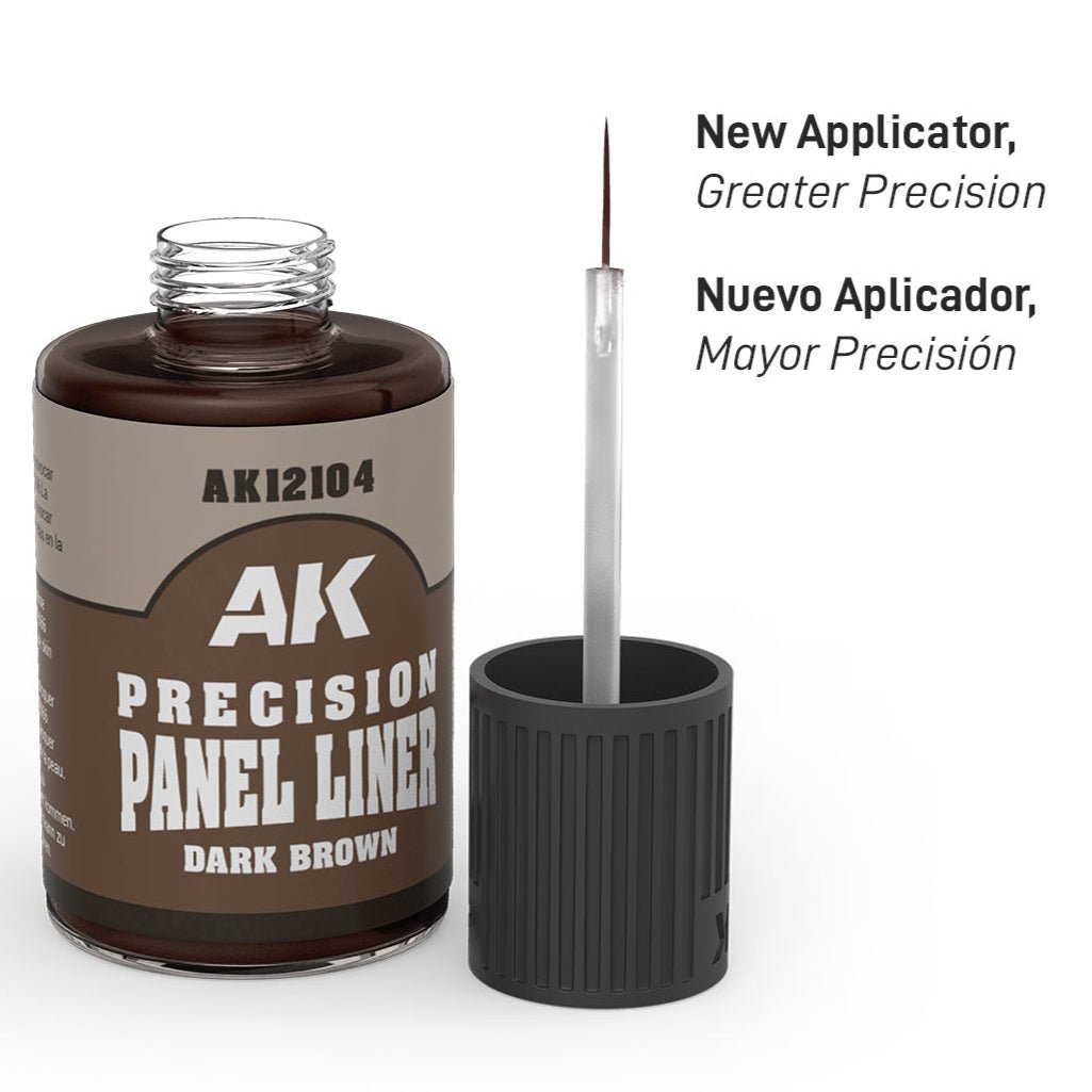 AK Interactive Precision Panel Liner - Dark Brown (AK12104)