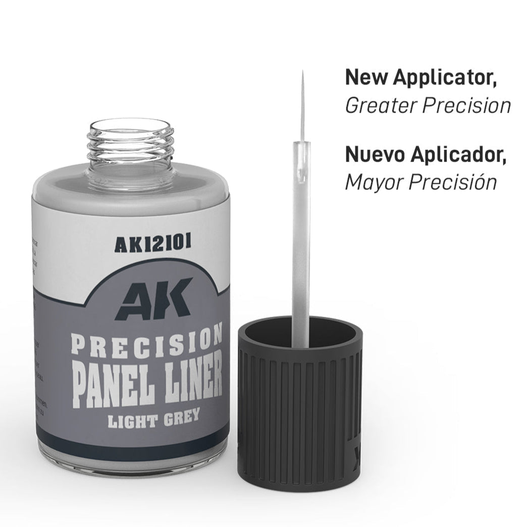AK Interactive Precision Panel Liner - Light Grey (AK12101)