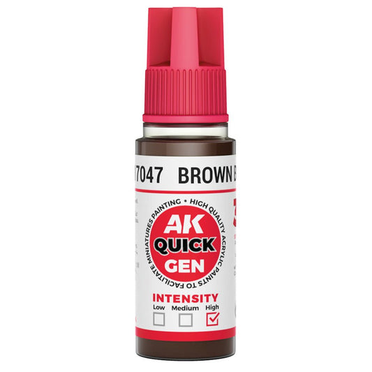 AK Interactive Quick Gen - Brown Black 18ml (AK17047)