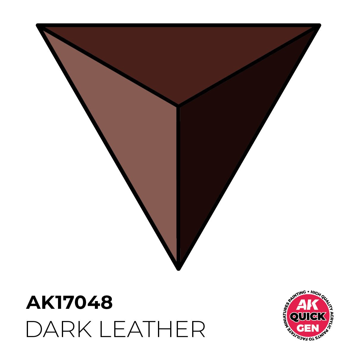 AK Interactive Quick Gen - Dark Leather 18ml (AK17048)