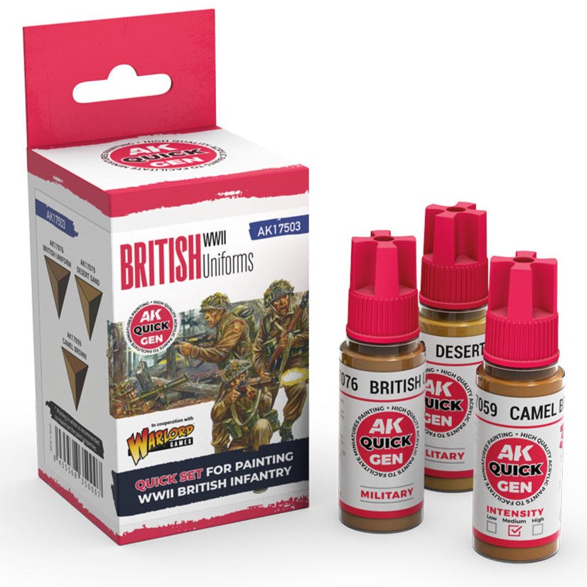 AK Interactive Quick Gen Set - British Uniforms (AK17503)