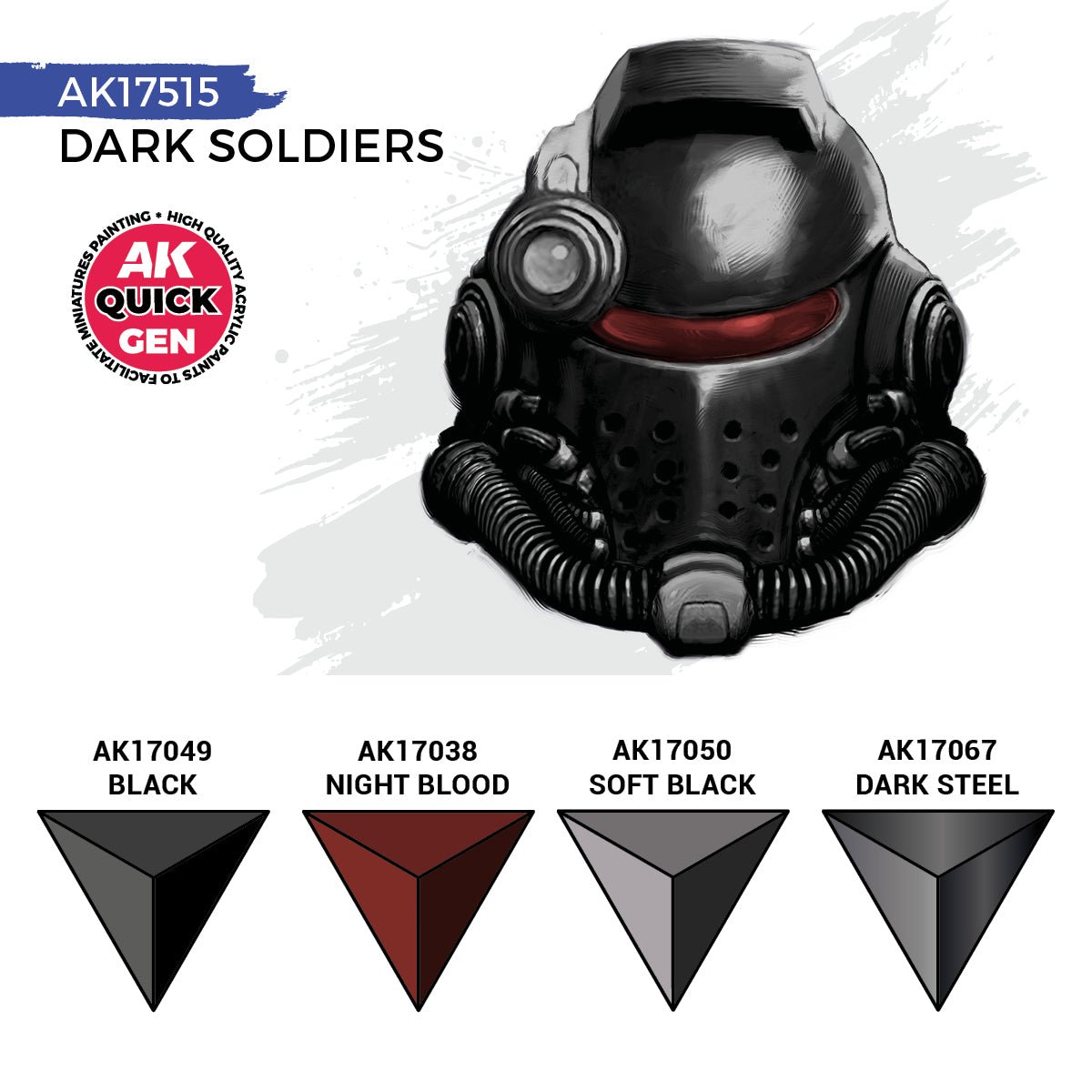AK Interactive Quick Gen Set - Dark Soldiers (AK17515)
