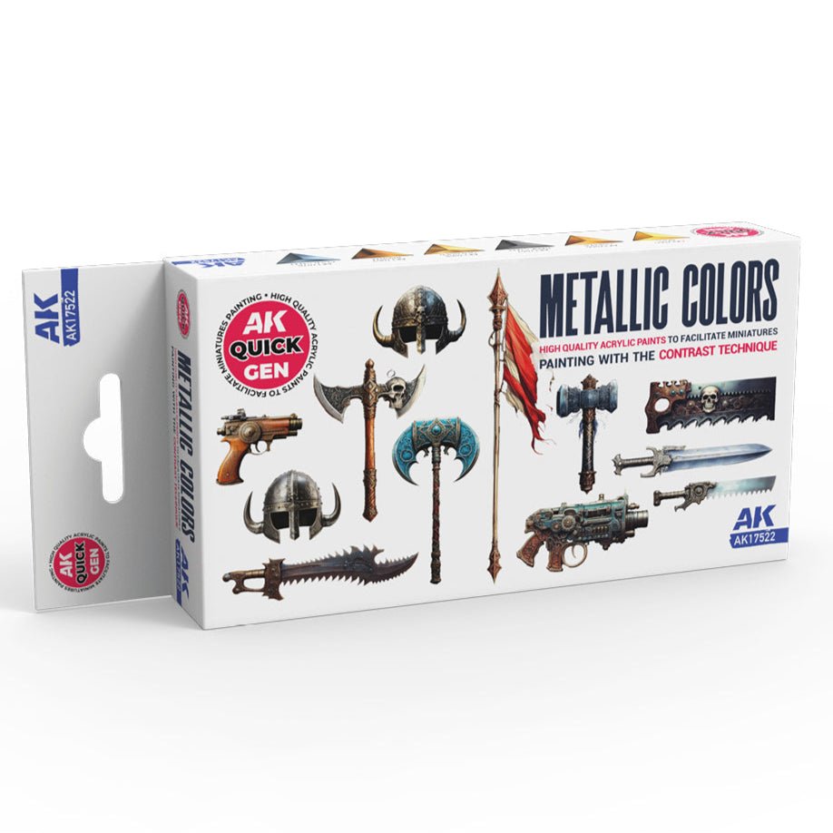 AK Interactive Quick Gen Set - Metallics (AK17522)