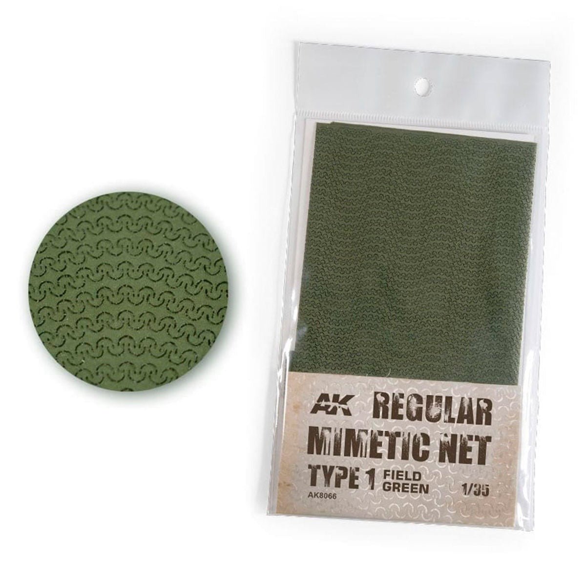 AK Interactive Regular Mimetic Net Type 1 (Field Green) (AK8066)