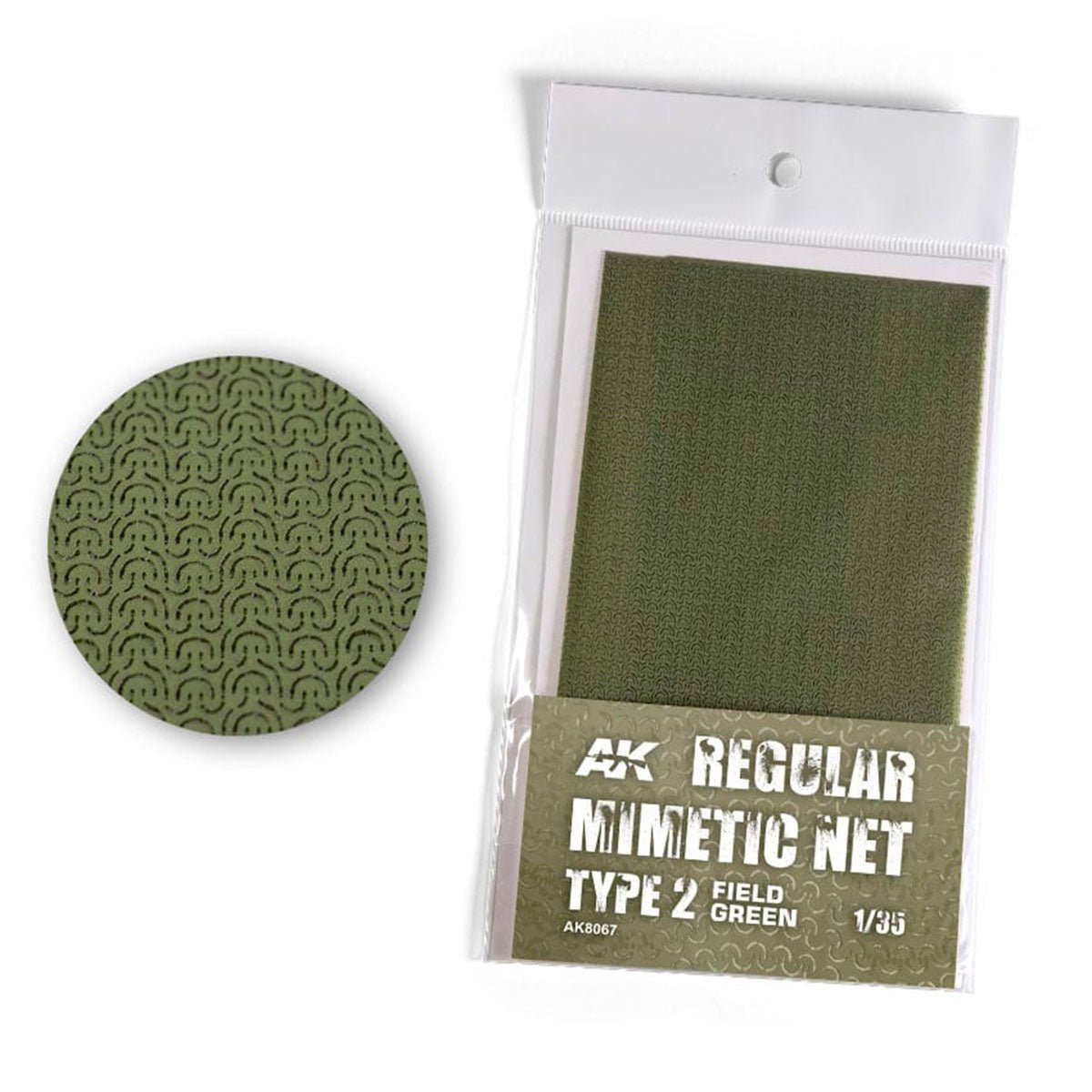 AK Interactive Regular Mimetic Net Type 2 (Field Green) (AK8067)