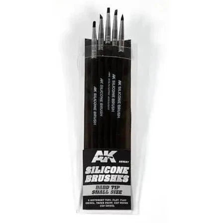 AK Interactive Silicone Brushes Hard Tip Small (AK9087)