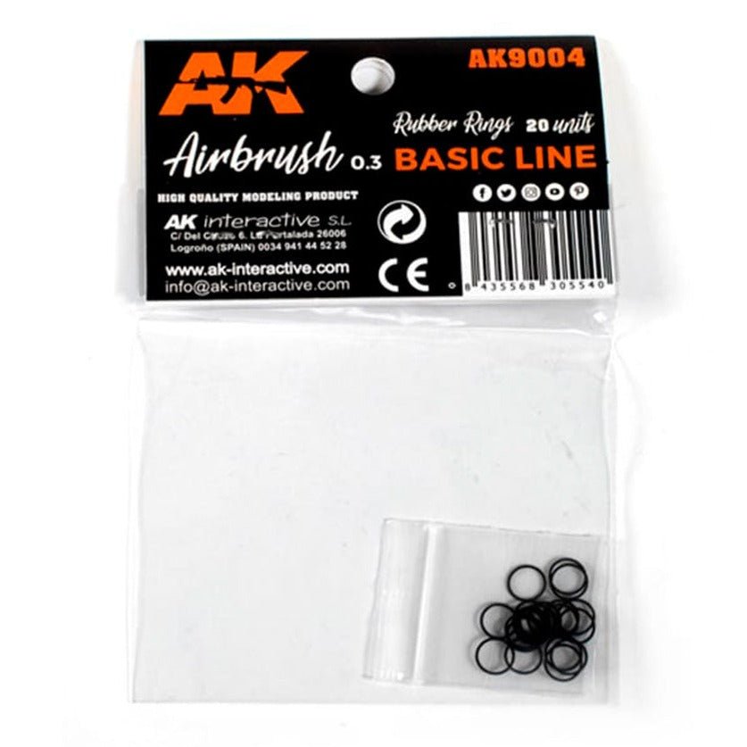 AK Interactive Small Rubber Seals - Airbrush Basic Line (AK9004)