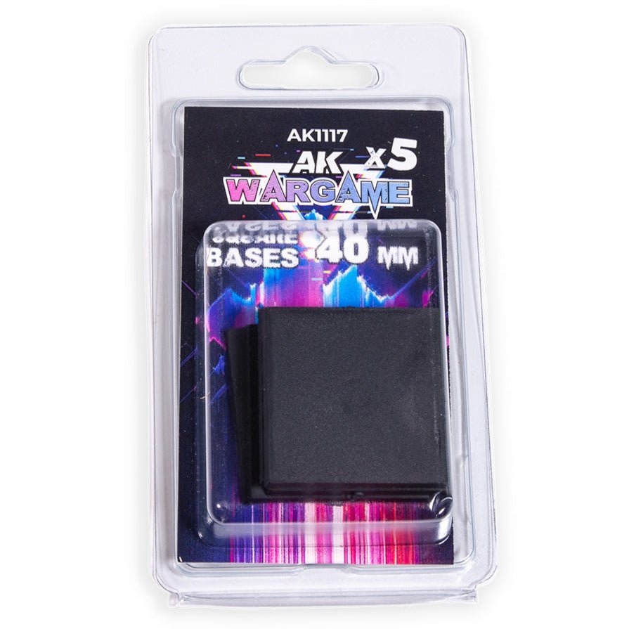 AK Interactive - Square Bases 40x40mm X 5 (AK1117)