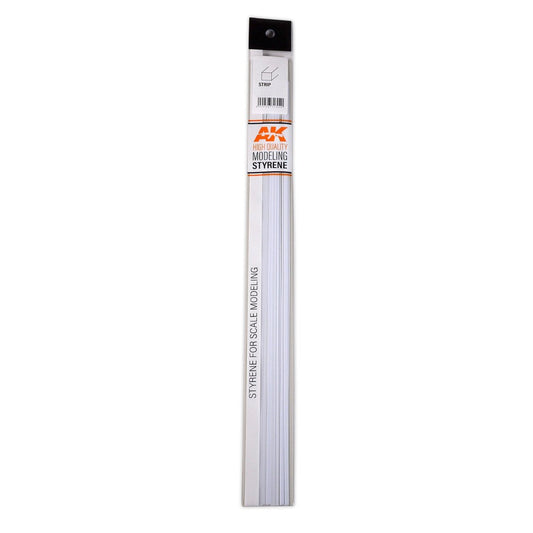 AK Interactive - Strips 0.30 X 0.50 X 350mm - Styrene Strip (AK6501)