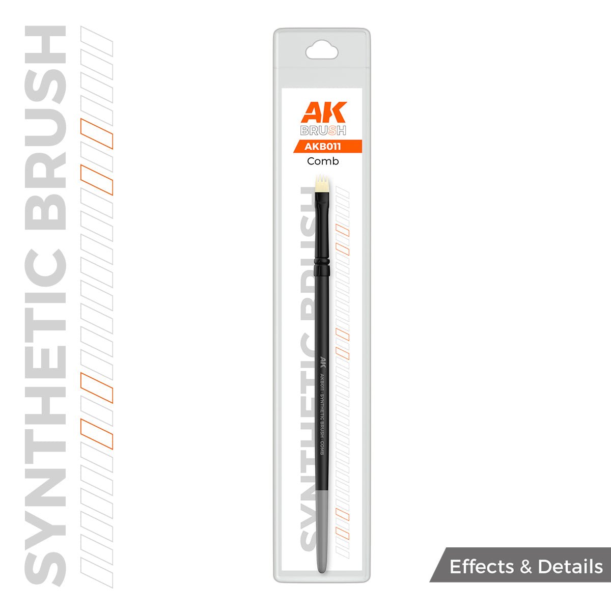 AK Interactive SYNTHETIC BRUSH - COMB (AKB011)