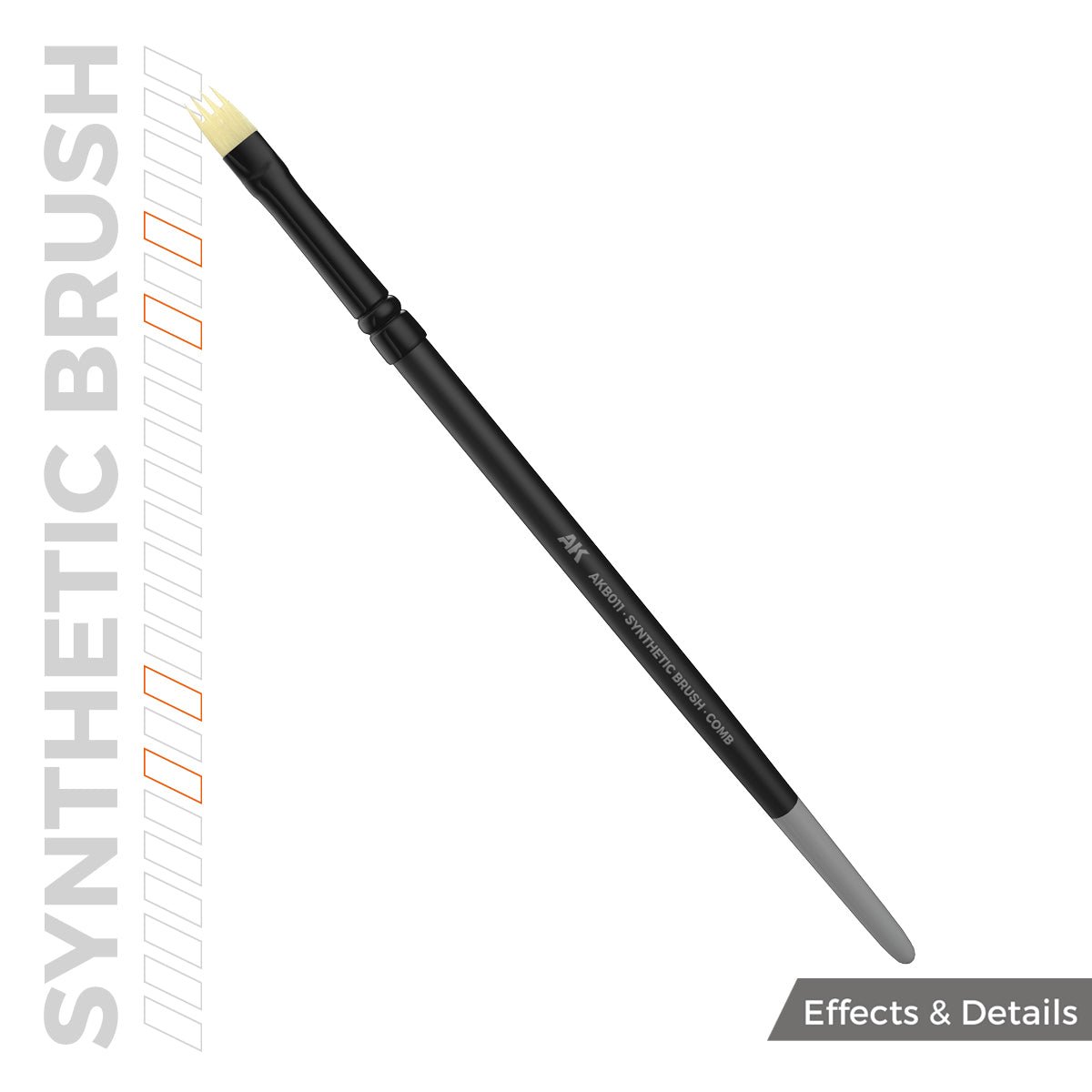 AK Interactive SYNTHETIC BRUSH - COMB (AKB011)