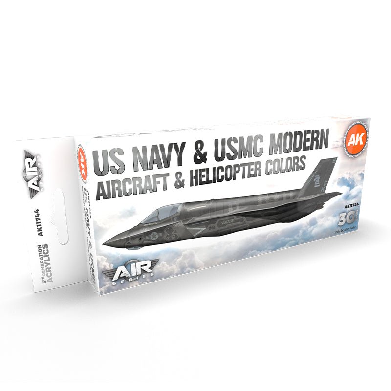 AK Interactive - US Navy & Usmc Modern Aircraft & Helicopter Set 3G (AK11744)