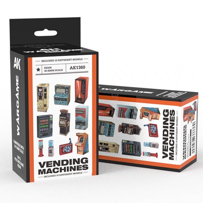 AK Interactive Vending Machine Wargame Set (Resin 30-35mm) (AK1360)