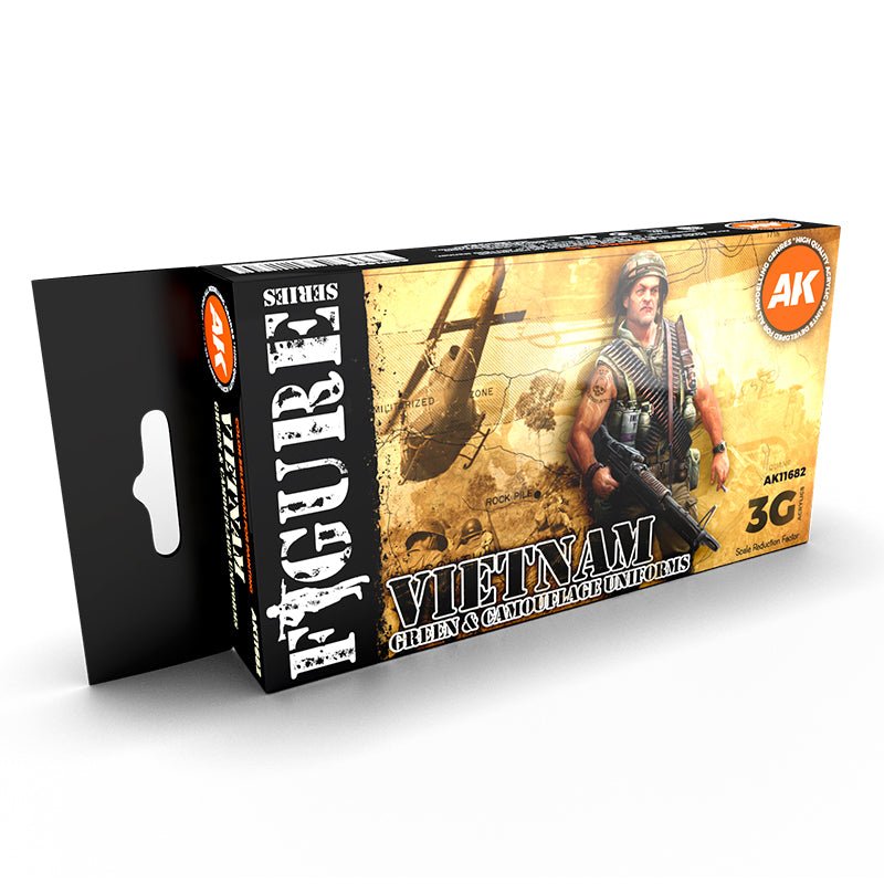 AK Interactive - Vietnam Green and Camouflage Colors 3G (AK11682)