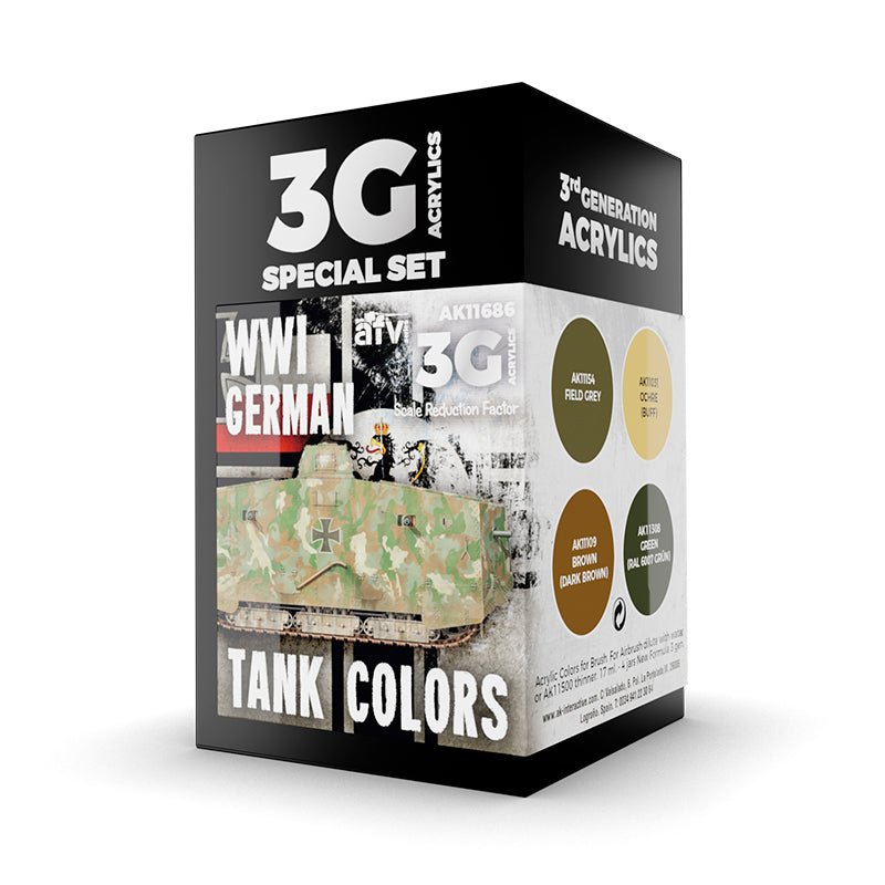 AK Interactive - WWI German Tank Colors (AK11686)