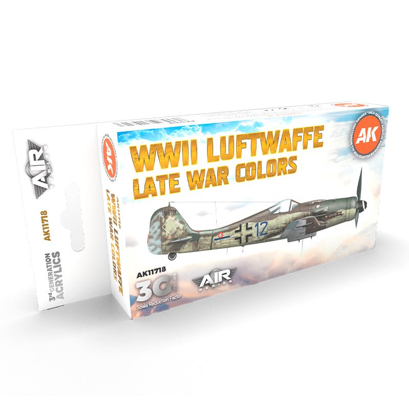 AK Interactive - WWII Luftwaffe Late War Colors Set 3G (AK11718)