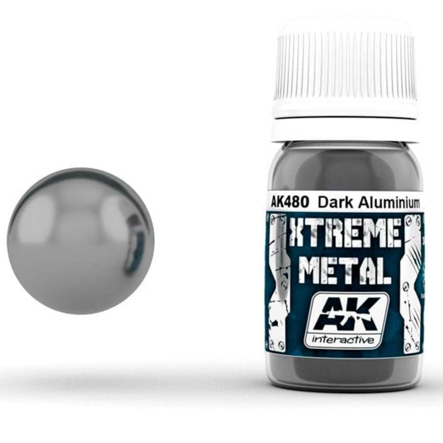 AK Interactive XTREME METAL Dark Aluminium (AK480)