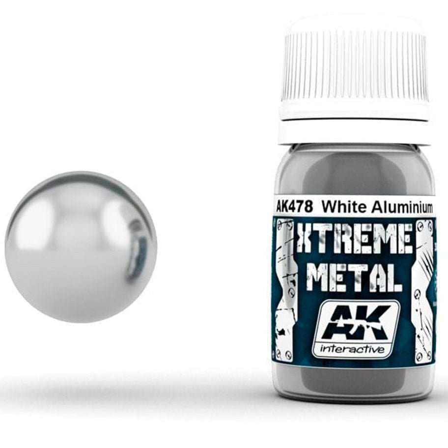 AK Interactive XTREME METAL White Aluminium (AK478)