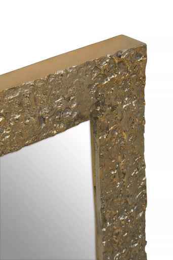 Akola Gold Finish Rectangular Wall Mirror