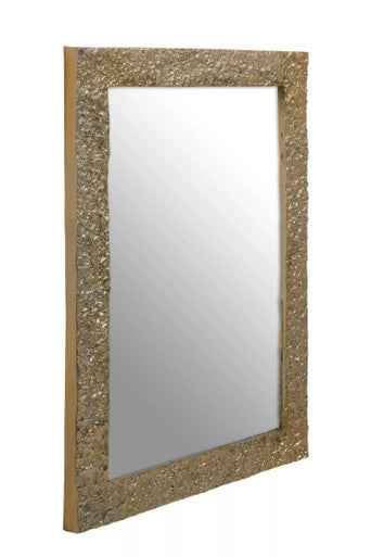 Akola Gold Finish Rectangular Wall Mirror