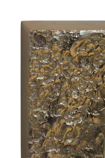 Akola Gold Finish Rectangular Wall Mirror