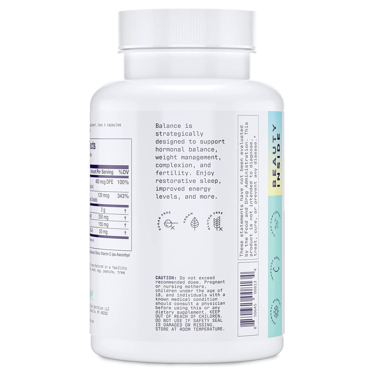 Alani Nu Hormonal Balance, Weight Management & Skin Support | 120 Capsules