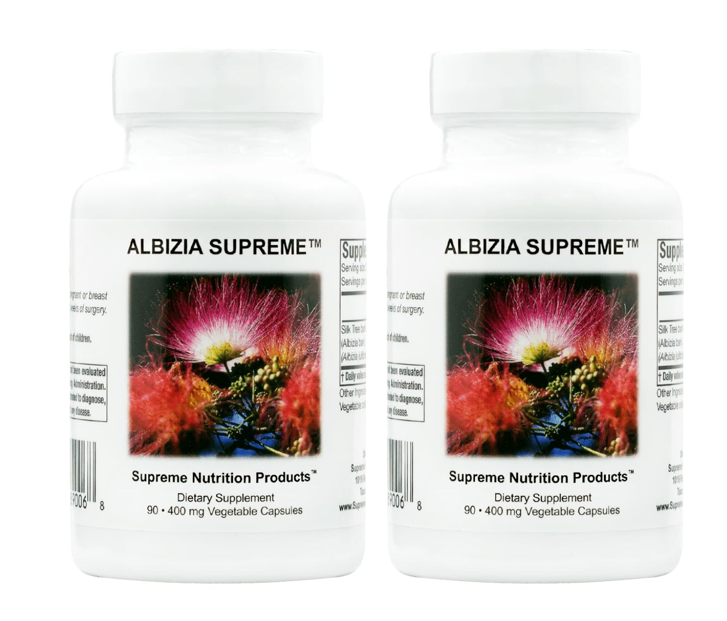 Supreme Nutrition Albizia Supreme – 2 x 90 Vegetarian Silk Tree Bark Capsules