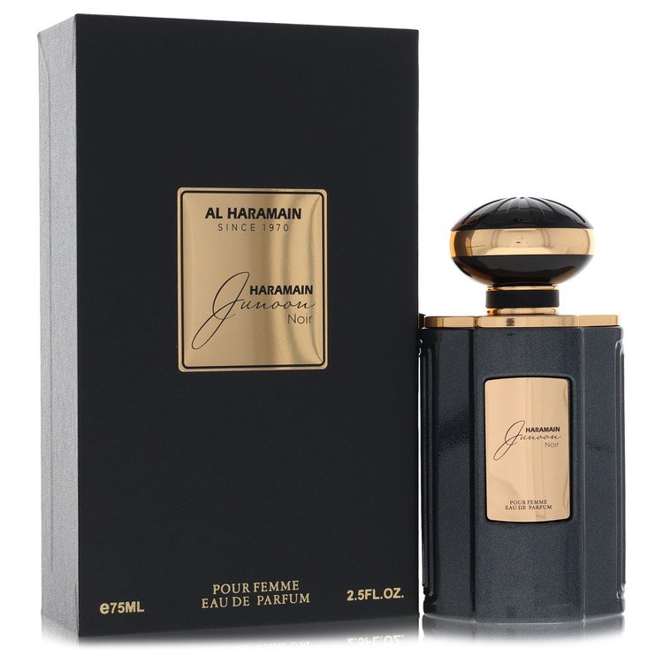 Al Haramain Junoon Noir Eau De Parfum Spray 2.5 oz (75 ml) for Women