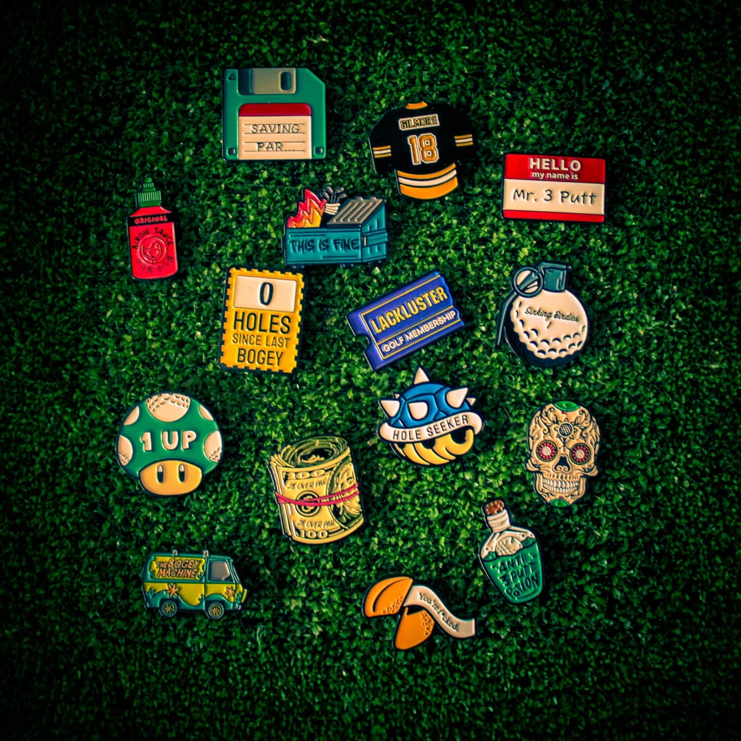 5 x Mystery Ball Marker Bundle