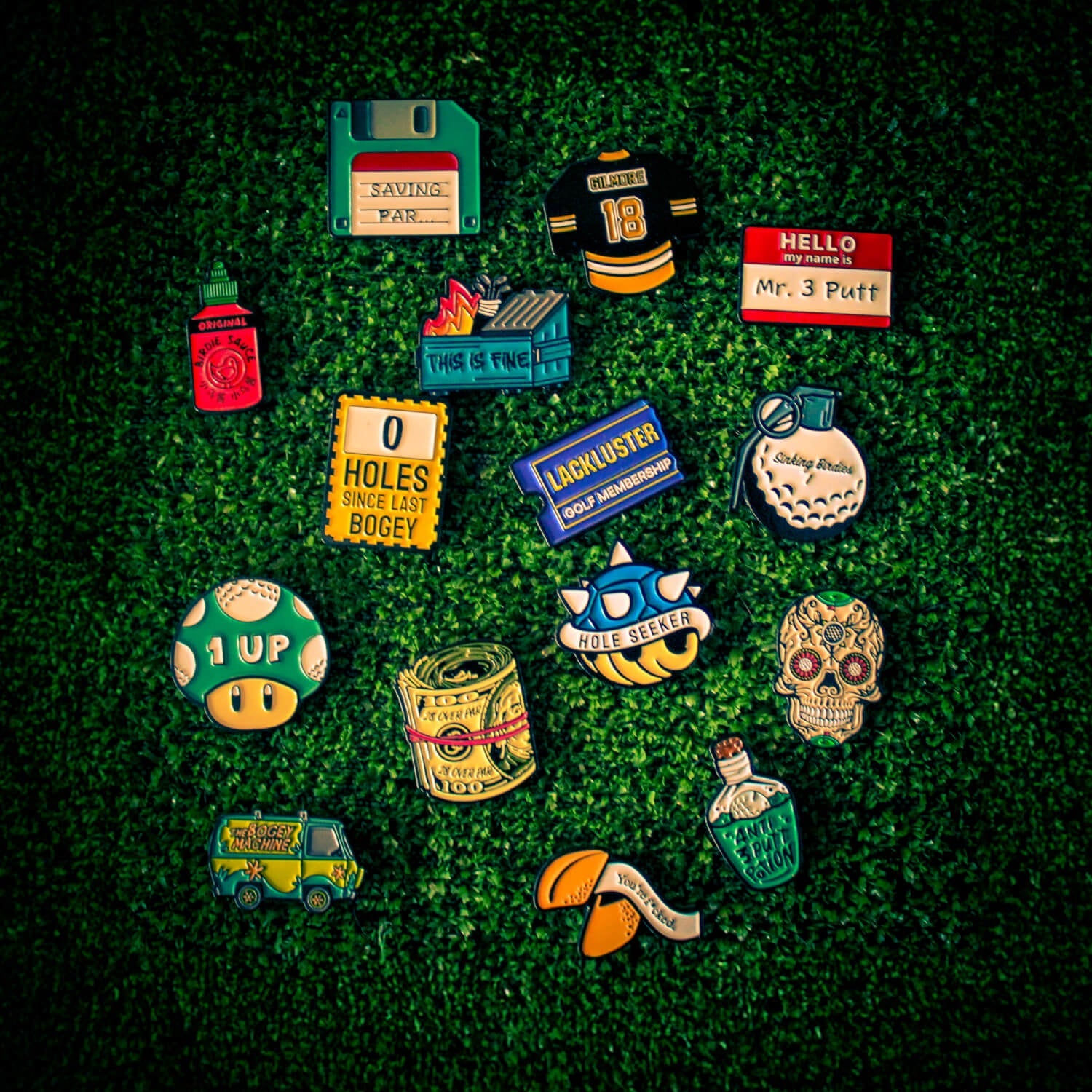 5 x Mystery Ball Marker Bundle