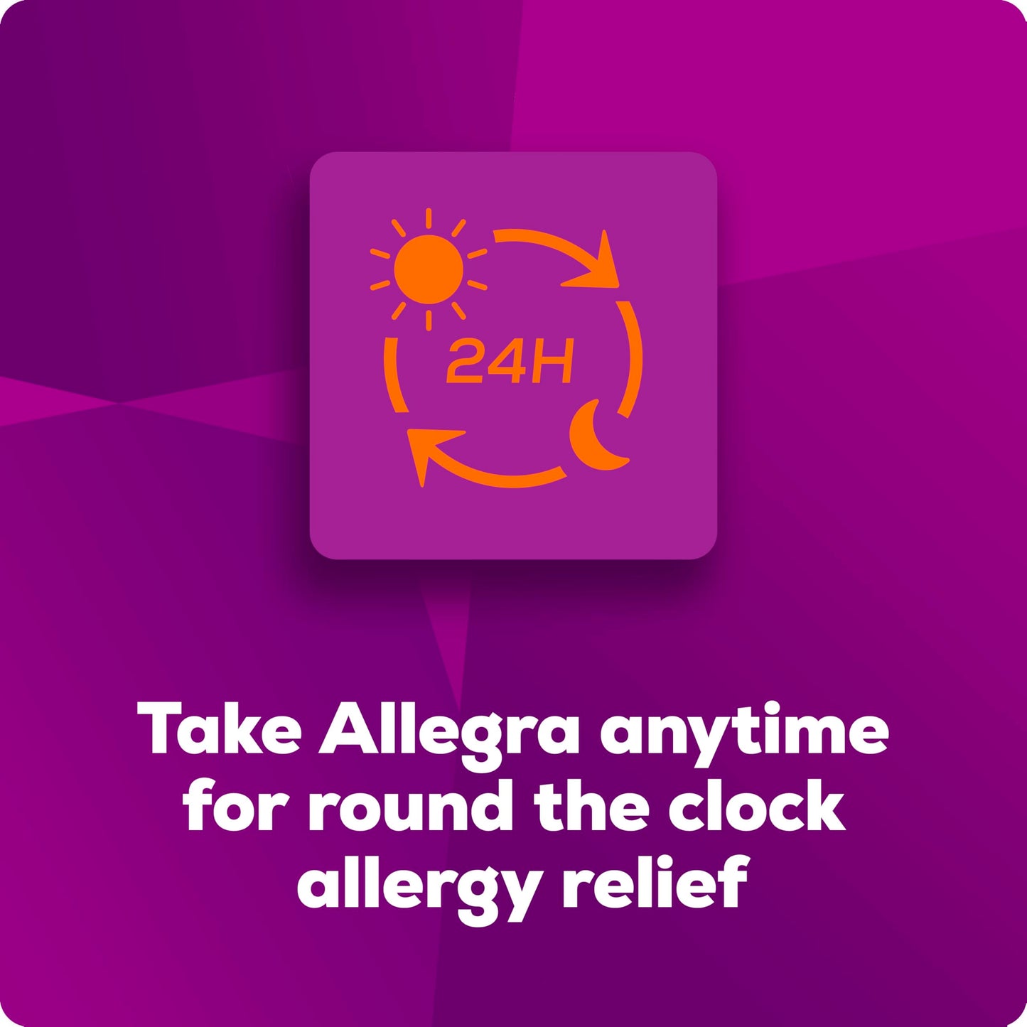 Allegra Adult 24-Hour Allergy Relief Tablets — Non-Drowsy, 180 mg Fexofenadine HCI, 70-Count
